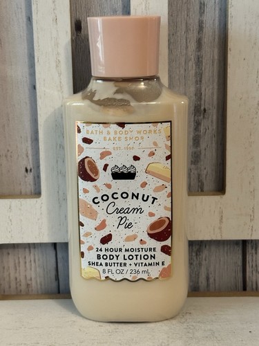 BATH & BODY WORKS CREMA DE COCO PASTEL LOCIÓN CORPORAL 8 oz tamaño completo nuevo descontinuado - Imagen 5 de 5