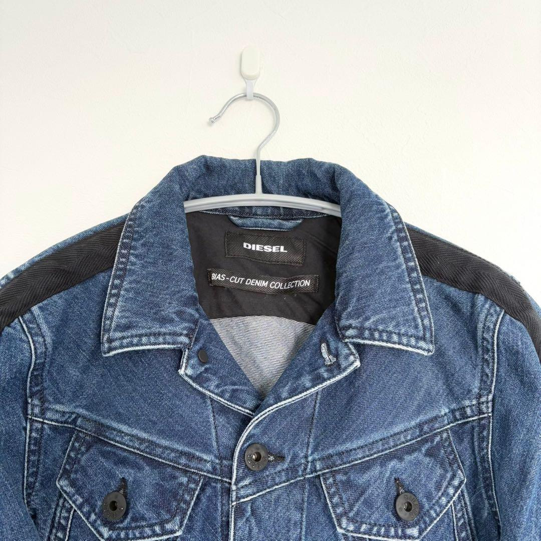 Diesel N. Hollywood collaboration bias cut denim jacket W47cm L40 
