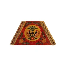 Russian Lap Harp Zither  Perepyolochka Hand Painted Signed 1990s Vintage