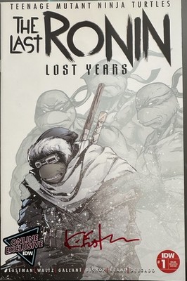 Last Ronin Lost Years #1 IDW Online Exclusive Eastman signed w/COA - Delgado