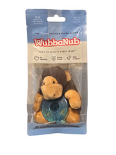 NEW SEALED WubbaNub Monkey Plush with Pacifier 0-6 Months