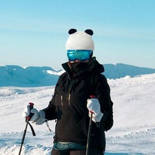 Ski Helmet Cover Headgear Decor Knitted Creative Novelty Comfortable Portable