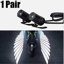 NEW Motorcycle LED Underbody Light Projector Ghost Angel Wings Laser Light