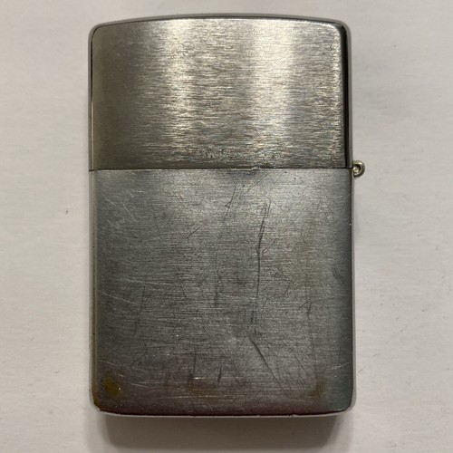 PAT PATENT 1950 ZIPPO LIGHTER NIAGARA FALLS CANADA RCAF AIR FORCE BRUSHED CHROME - Bild 2 von 6