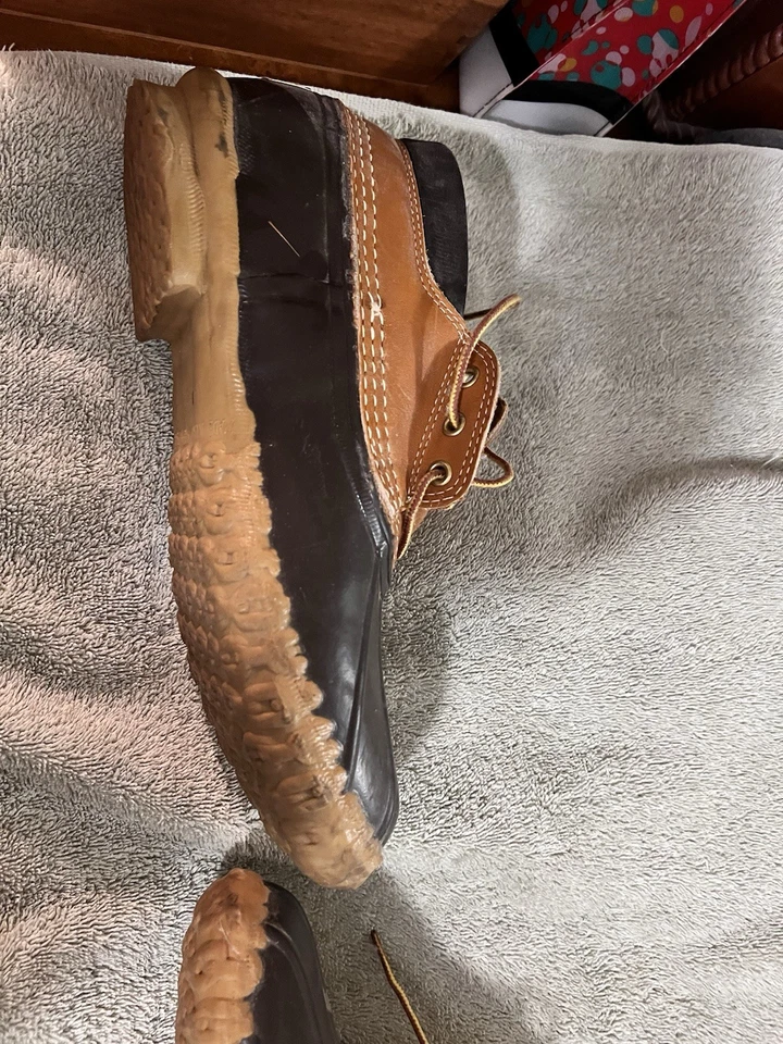 Women's Bean Boots By LL Bean Duck Boots Classic Brown Tan Size 9 N - Image 2 of 4