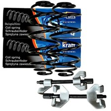 2x KRAFT AUTOMOTIVE 4036850 Fahrwerksfeder + Federspanner f&uuml;r&nbsp;ALFA ROMEO 159