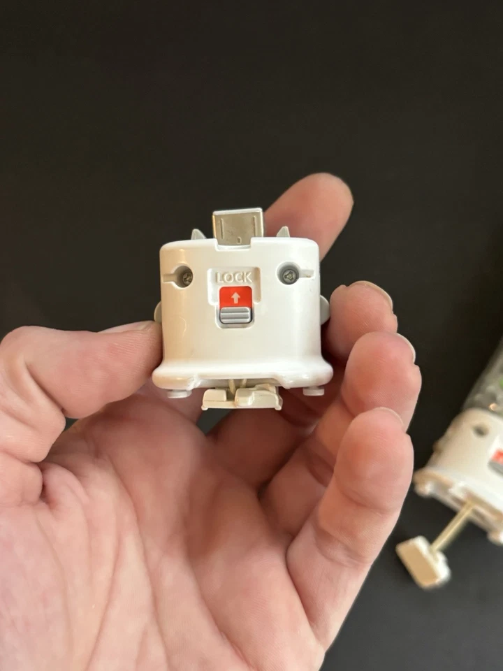 Wii Remote wiimote Controller Afterglow Clear Model Tested w, extra OEM Adapter - Image 4 of 4