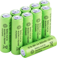 AA Rechargeable Batteries, 1.2V 800Mah Pre-Charged Ni-Mh Battery, AA Ni-Mh for G 19.99 per battery