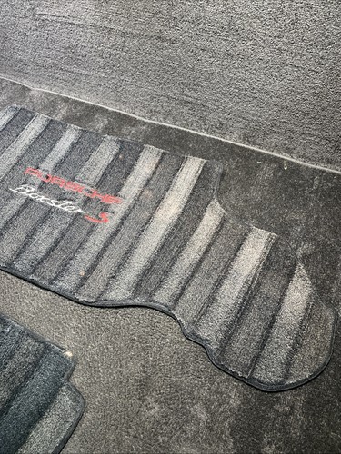 2001 Porsche Boxster S Interior Carpet Floor Mat Set W/ Red Stitching OEM - Picture 7 of 13