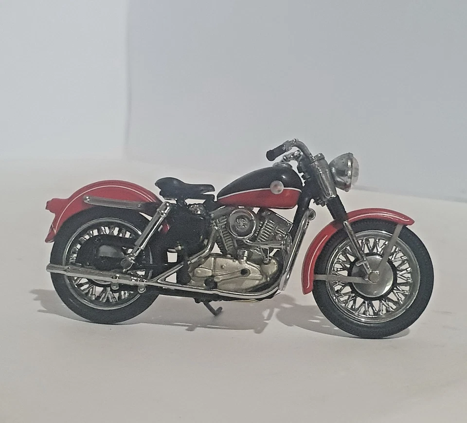 Harley-Davidson Sportster 1957 Franklin Mint 1:24, metal fundido a presión Foto 3 de 4