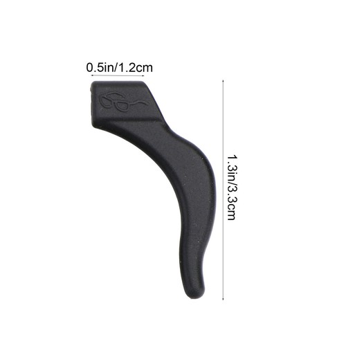 32 Stück Brillenbeinhülle Antirutsch Brillenhalter Brillenbeinabdeckung Schwarz Weiß - Bild 4 von 12