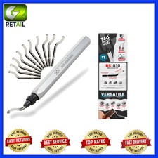 Versatile Deburring Tool with 11 High-Speed Blades for Metal & 3D Printing