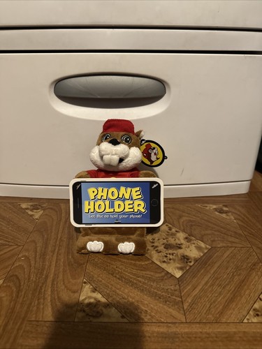 Support téléphone en peluche Buc-ee's Beaver laissez Buc-ee tenir votre téléphone ! Neuf