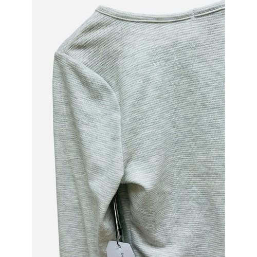 Better Together Waffle Knit Button Crop Top Size Large NWT Long Sleeve - Picture 4 of 8