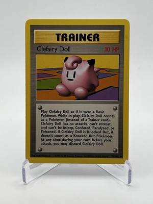Clefairy Doll #70/102 Rare 1999 Pokemon Base Set Shadowless