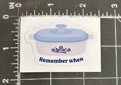 Remember When Vintage Auflaufform Aufkleber Decal