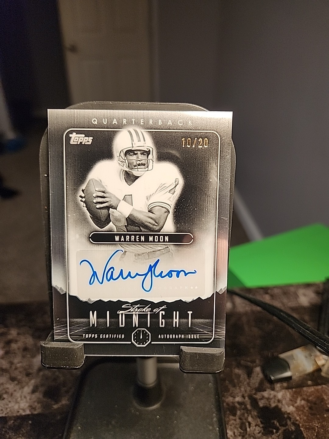 2024 Topps Midnight Warren Moon Auto Stroke of Midnight Equinox /20 #SMA-WM