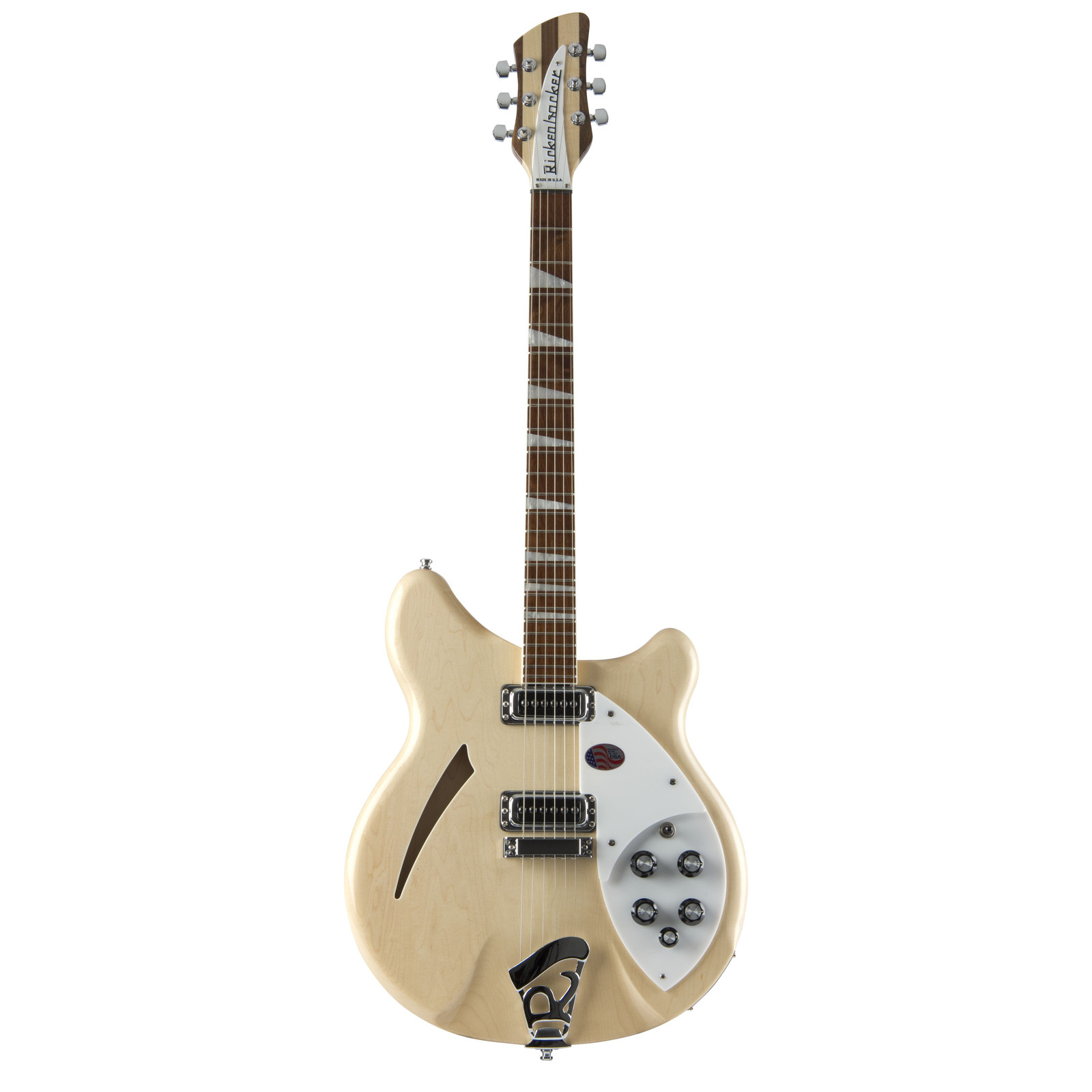 Модель Rickenbacker 360 Deluxe Thinline Mapleglo - Halbakustik изготовлена на заказ.