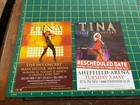 TINA TURNER  8” X 6” Concert Flyer PosterS X 2 Original Tour Posters UK RARE  — photo 1