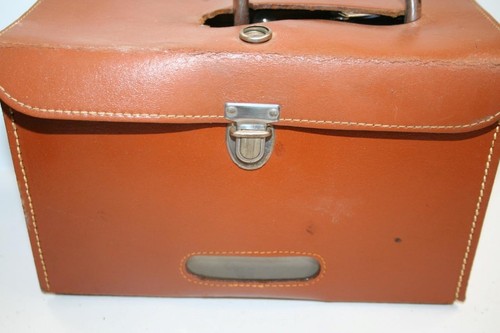1955 Lucky Strike Model 106C Geiger Counter Leather Case Headpiece Warranty Tag - Picture 12 of 13