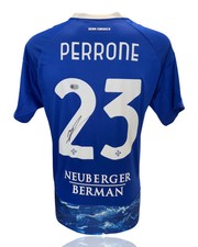 MAXIMO PERRONE SIGNED COMO 1907 2026/26 HOME SHIRT (ACG CERT AG17791)