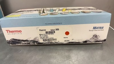 Thermo 3725 Matrix 2D Barcoded Open-Top Storage Tubes 0.5 mL, 9 boxes left