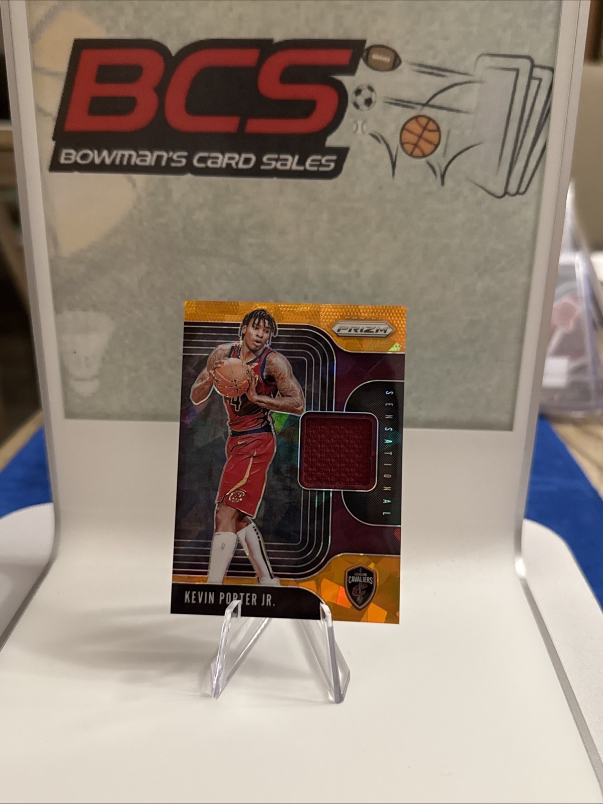 2019 Panini Prizm Sensational Swatches Orange Cracked Ice Kevin Porter Jr.🔥