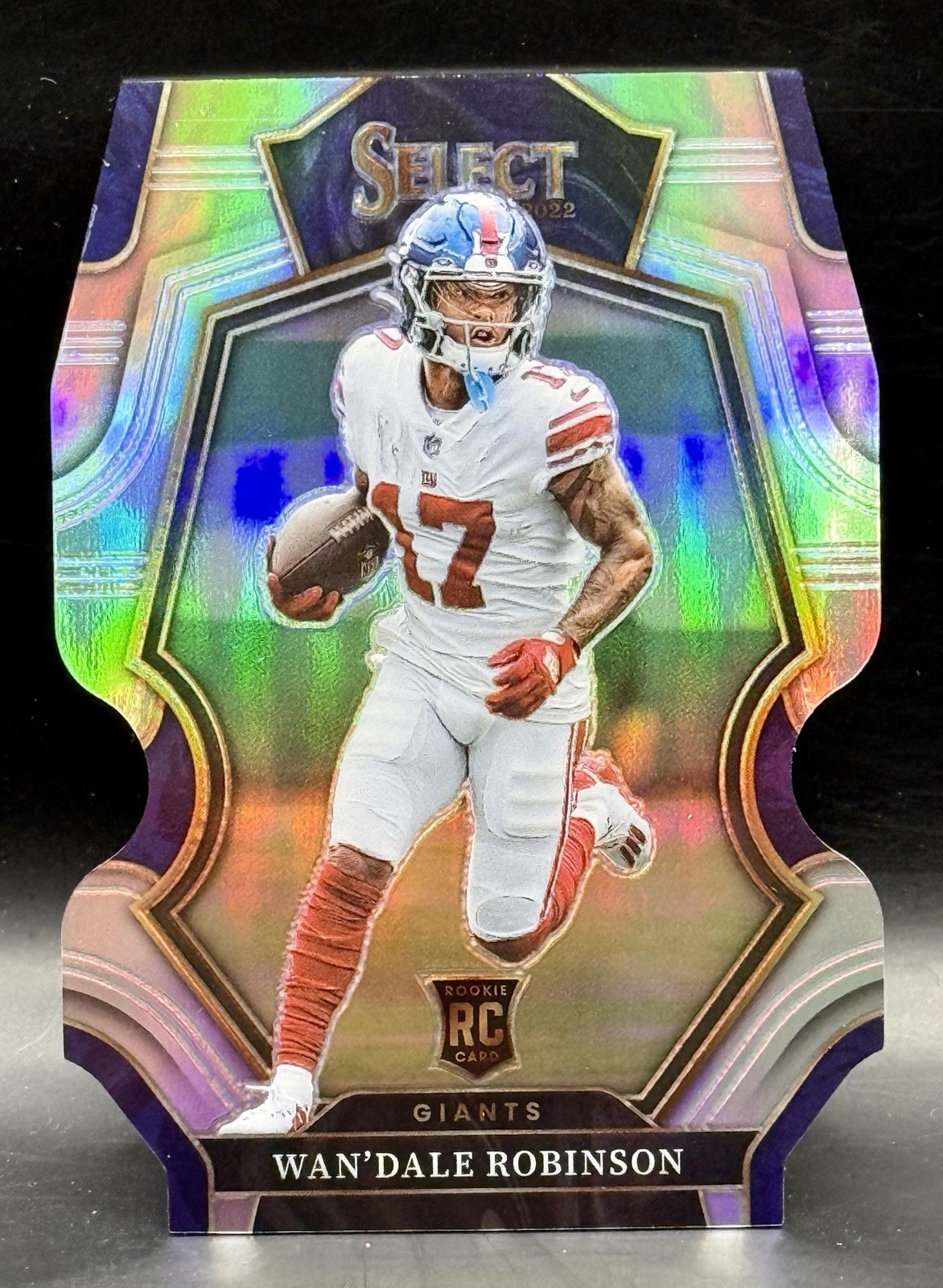 2022 Select - Premier Wan'Dale Robinson #174 Silver Prizm Die-Cut RC NY Giants