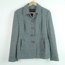 Banana Republic Size 6 Tweed Blazer Preppy Twee Peplum Academia Quirky Fall 2007