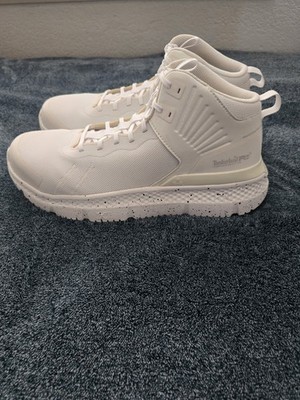 Timberland PRO Anti-Fatigue White Mid Composite Safety Toe Work Shoes