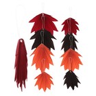  9 Pcs Autumn Decorative Fan Fall Paper Fans Party Decorations for Home