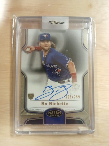 2020 Topps Tier One - Breakout Autographs Bo Bichette /299 (RC) Blue Jays