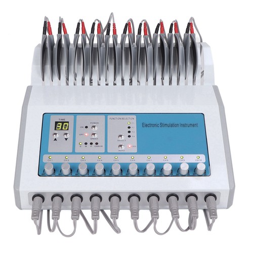 Masajeador adelgazante corporal 12 pares de parches de electrodos pulso ajustable muscular St AM9 - Imagen 18 de 24