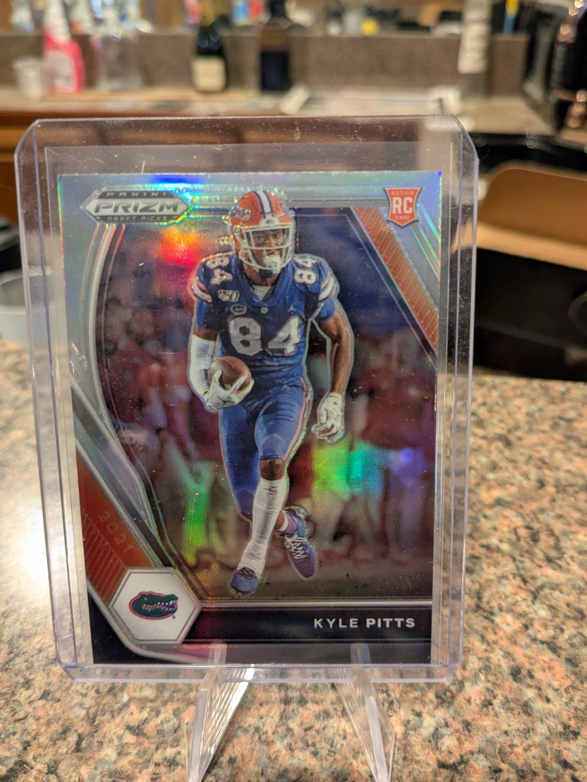 2021 Panini Prizm Draft Picks - Kyle Pitts #108 Silver Prizm (RC)