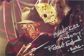 AUTOGRAPHE "ROBERT.ENGLUND". (FREDDY.). "TRES RARE"