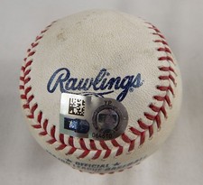 2022 Brewers Pirates Game Used Baseball Cam Vieaux J.D. David Foul 16