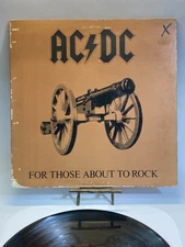 AC/DC For Those About To Rock (We Salute You) Vinyl LP 1981 Record SD-11111