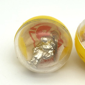 Vintage Sega Neon Genesis Evangelion Zipper Figure Charms New Set (4) Japan