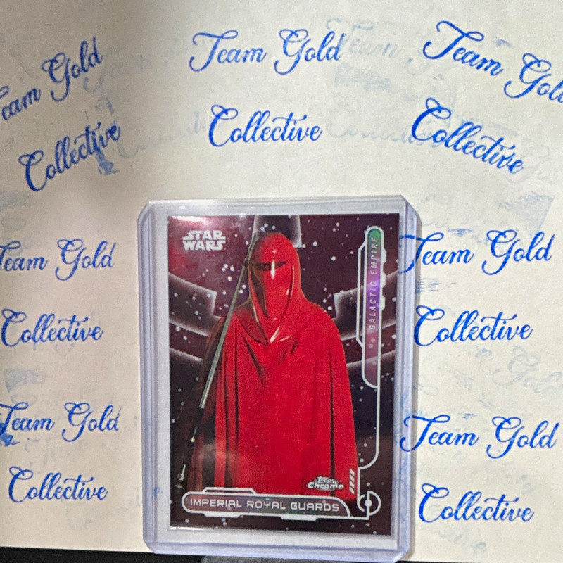 Topps Chrome Star Wars Galactic Empire Imperial Royal Guards GE-8 Insert Card