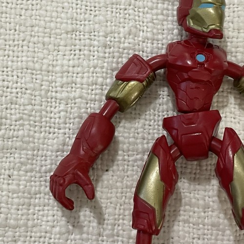 Marvel Hasbro Avengers Iron Man Bend & Flex 2019 gold und rot Actionfigur 6" - Bild 4 von 8