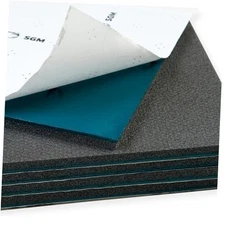  Blue 360 mil (10mm) 18 sqft Car Sound Insulation - Heat and 360 mil 18 sqft