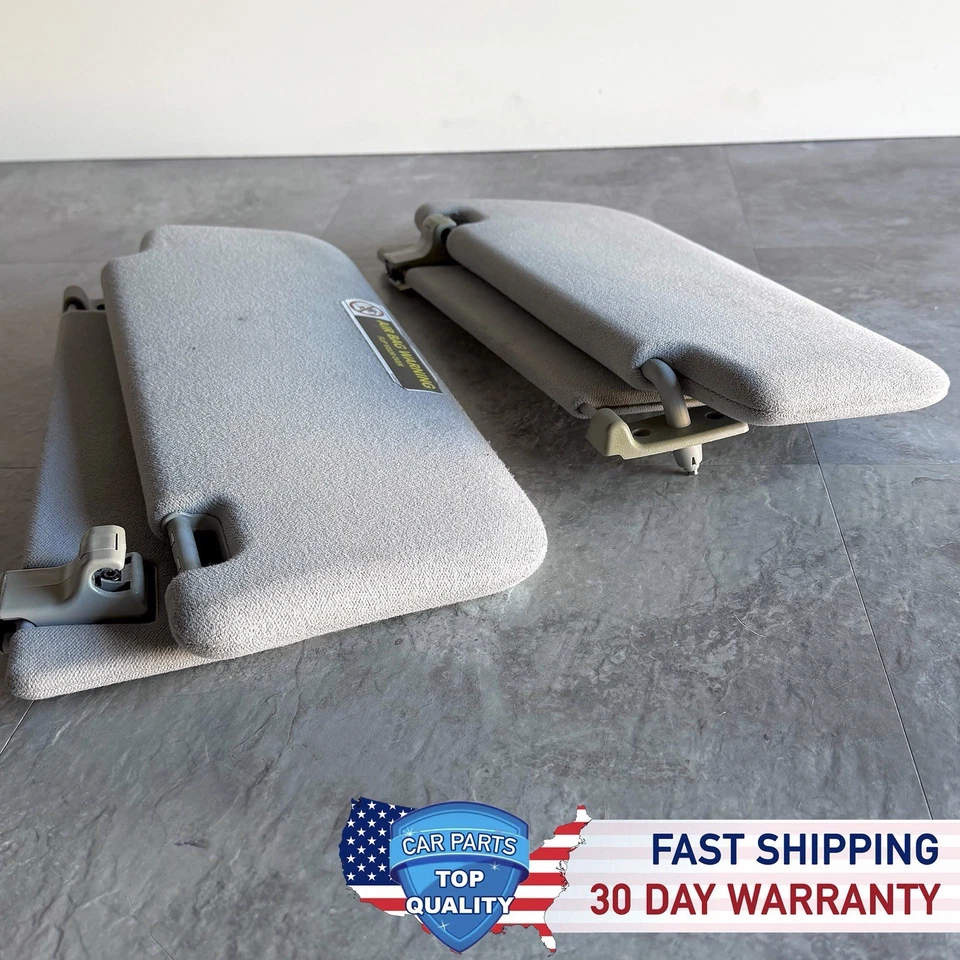 Juego de parasol 2003-2009 Mercedes E320 E350 E500 E550 E55 E63 AMG gris claro OEM Foto 3 de 4