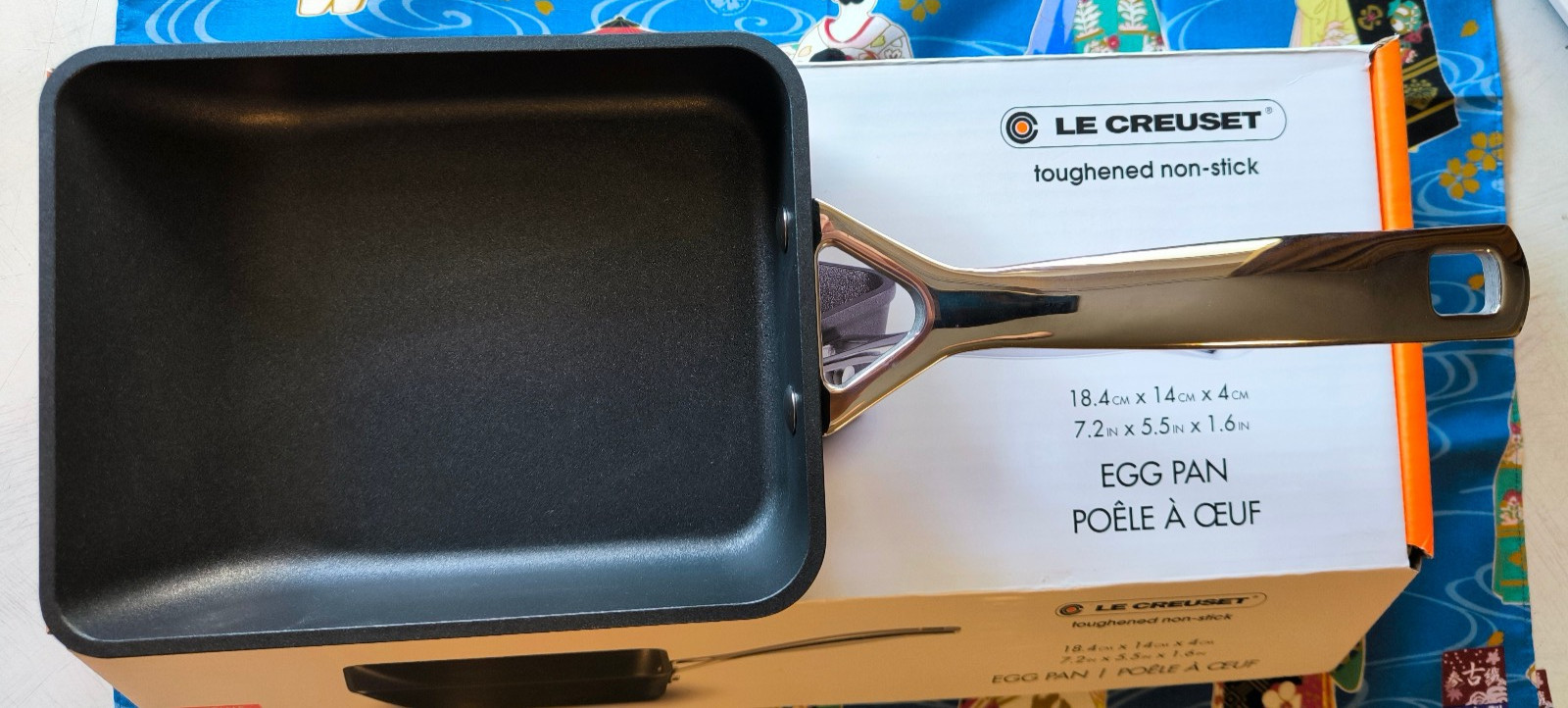 Le Creuset - japanische Tamagopan Egg Pan Eierpfanne JP 18 cm Vers. aus Deutschl