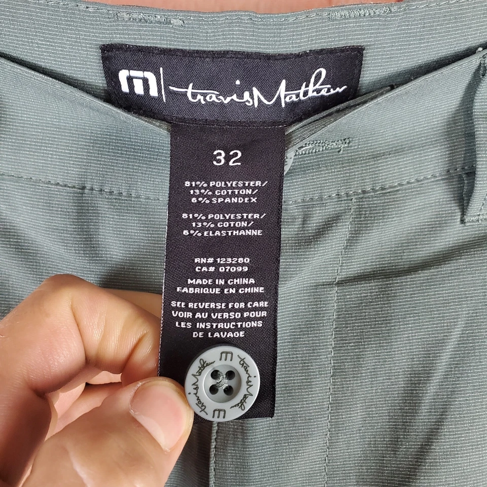 Pantalones Cortos Travis Mathew Para Hombre Talla 32 Golf Informales Elastizados Rendimiento Golf Foto 4 de 4