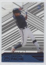 2021 Panini Chronicles Clear Vision Red 54/100 Cristian Pache #8 0ka4