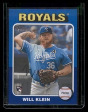 2024 Topps Heritage #723 Will Klein White Border