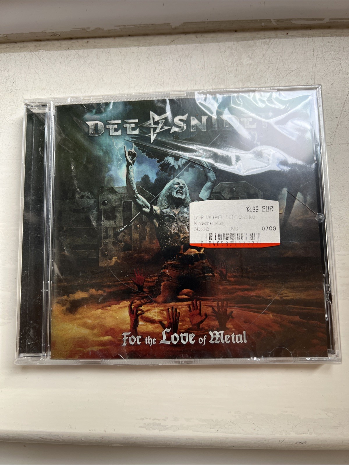 (CD7050) For the Love of Metal by Dee Snider (CD, 2018) Sealed (Twisted Sister)