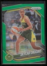 Skylar Diggins 2025 Panini Prizm WNBA #123 Green Prizms Seattle Storm