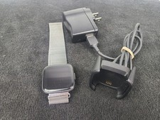 Fitbit Versa 2 Health Fitness Smartwatch Activity Tracker FB507 Bundle TESTED 