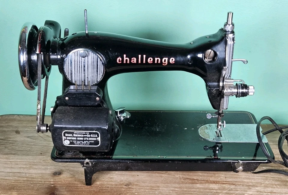 Challenge (Sears) Electric Sewing Machine - Image 3 of 4